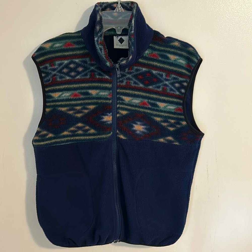 Vintage Black Diamond SugarBush USA Multi Color women’s vest Size  16 (L/M)